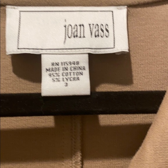 Two piece tan jacket and pant set - Picture 4 of 10